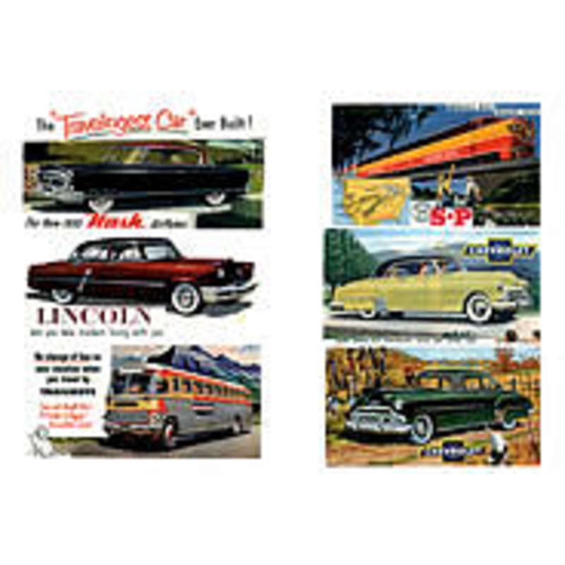 1940s &1950s Automobile Signs Set 2