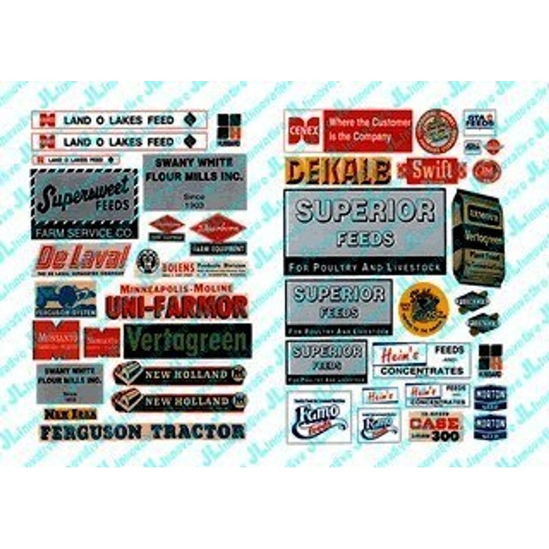 1950’s to Present Grain Elevator Feed & Seed Signs