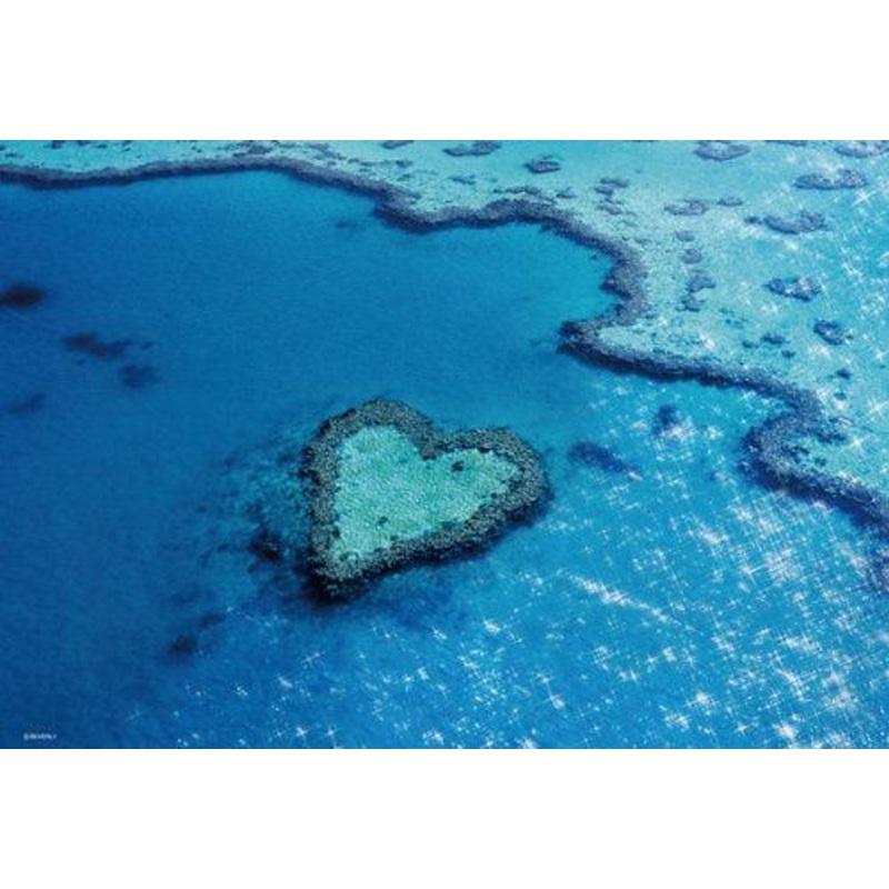 Beverly Jigsaw Puzzle 73-192 Heart Reef Island (300 Pieces)