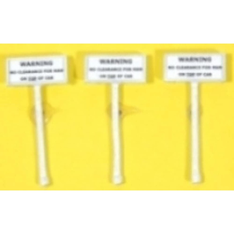 Custom No Clearance Man on Top of Car Sign