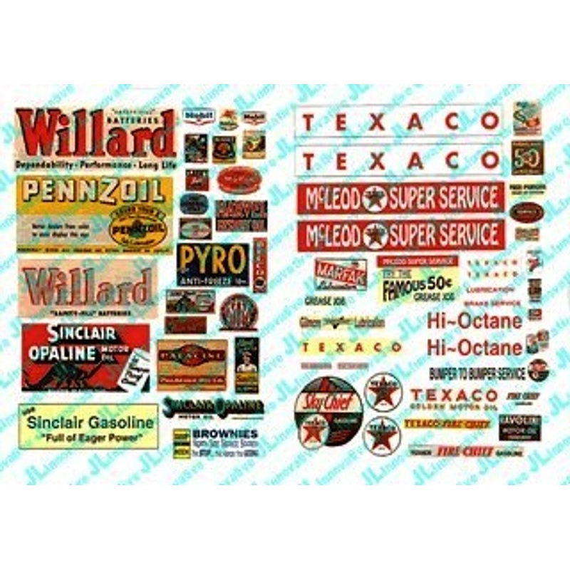 Gas Station Posters & Signs 1930’s to 1960’s