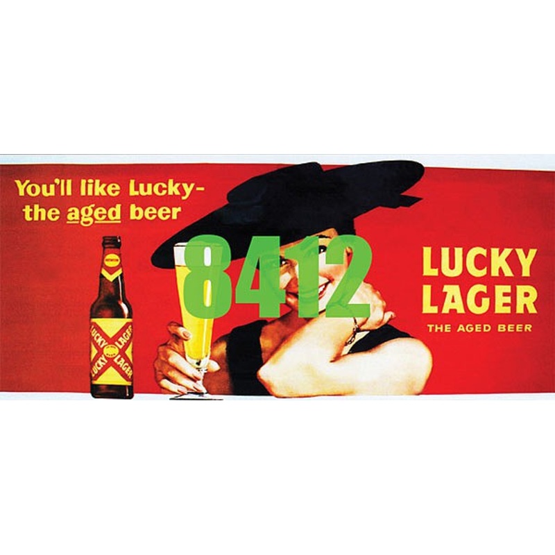 HO BB Lucky Lager Beer