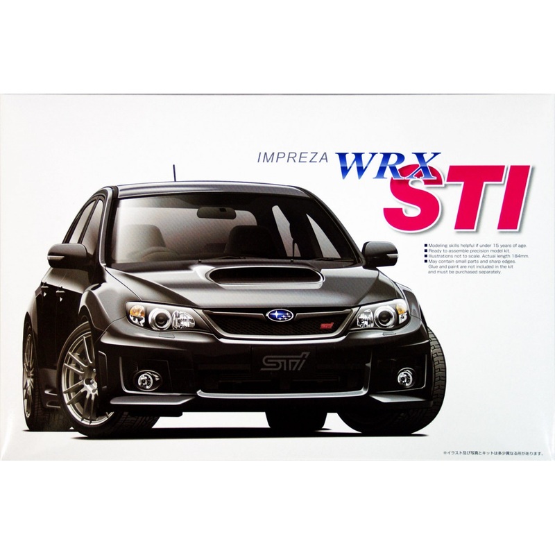 Aoshima 50538 Subaru Impreza WRX STI 2010 1/24 Scale Kit