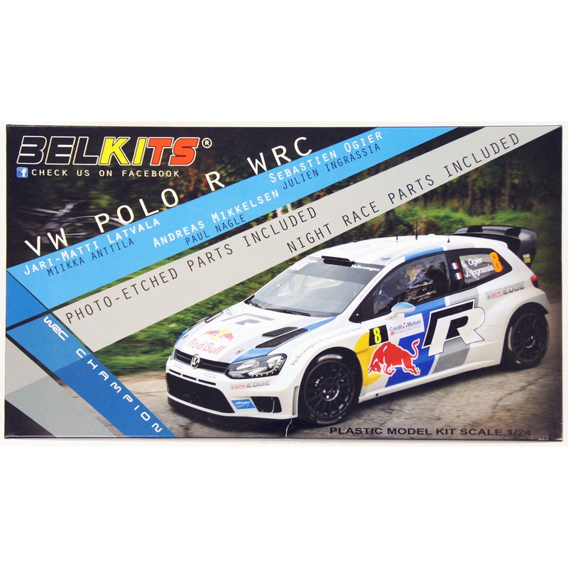 Aoshima (BELKitS) 97373 Volkswagen Polo R WRC 1/24 Scale Kit