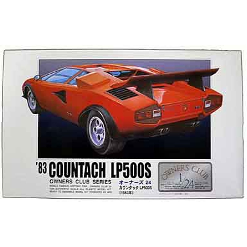 Arii Owners Club 1/24 23 1983 Countach LP500S 1/24 Scale Kit (Microace)