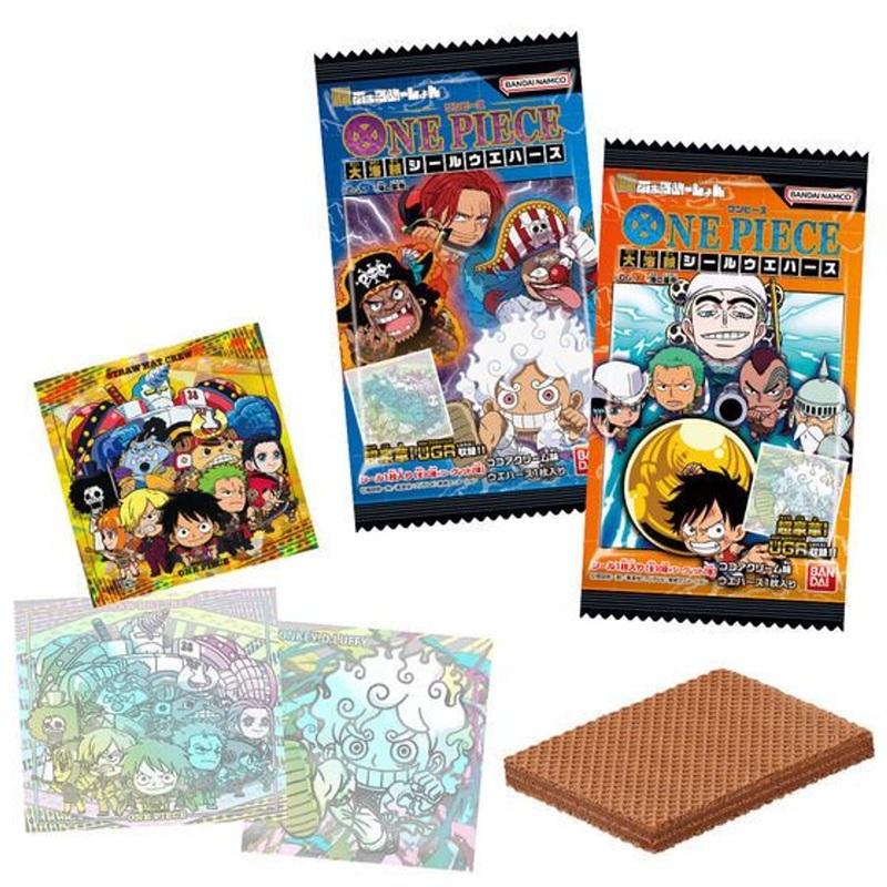 Bandai Candy Niformation One Piece Pirate Sticker Log.7 20Pcs Box