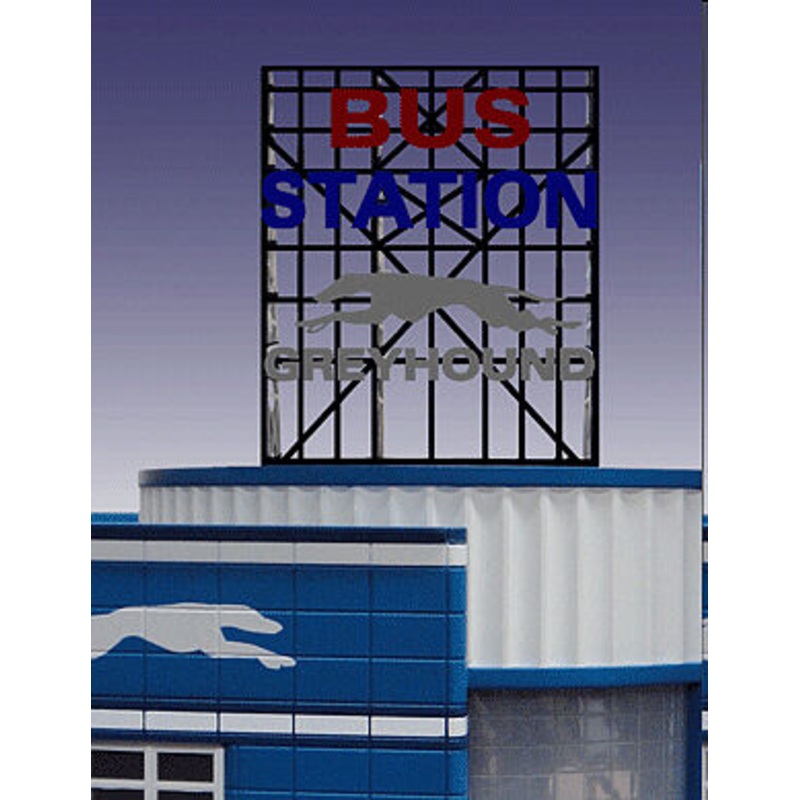 O GREYHOUND BUS ROOF TOP