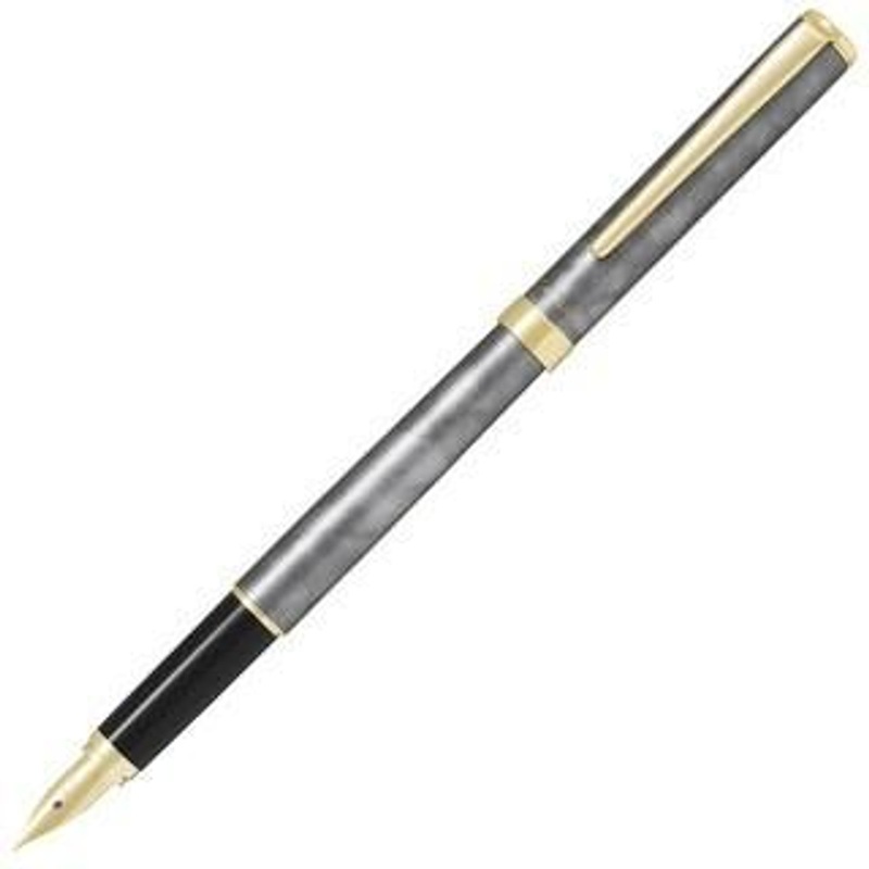 Pilot FCAN-5SR-BGYF Cavalier Black/Gray Fountain Pen (NIB:F)