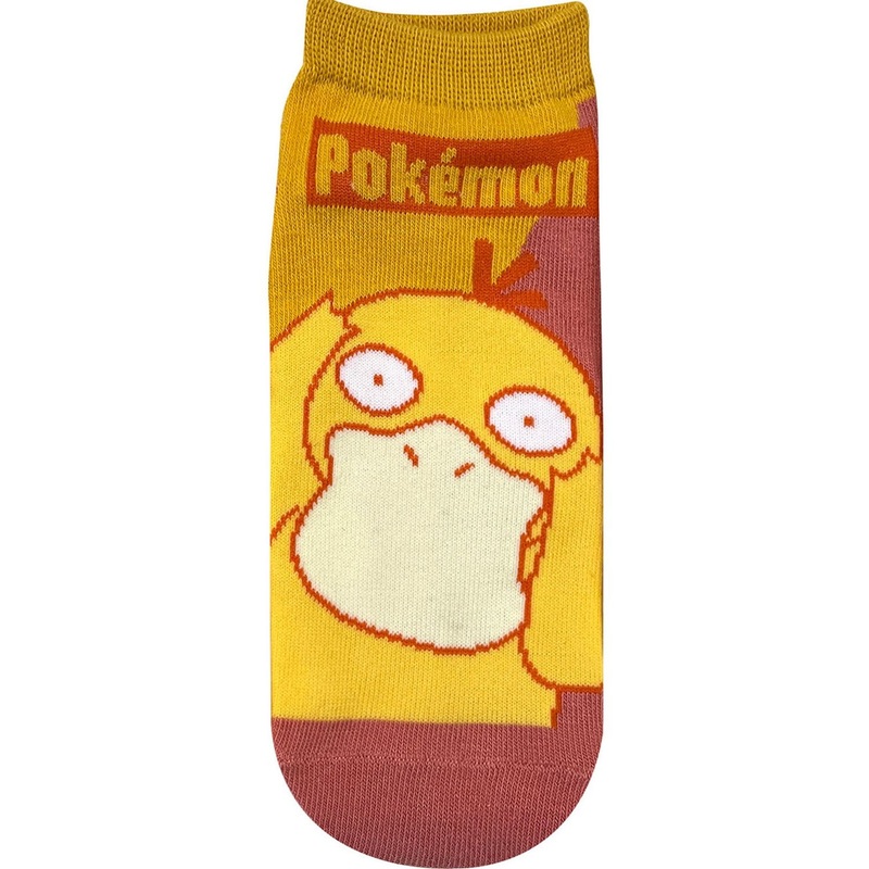 Pokemon Center Original Character Socks Psyduck Bicolor Men’s (25-27cm)