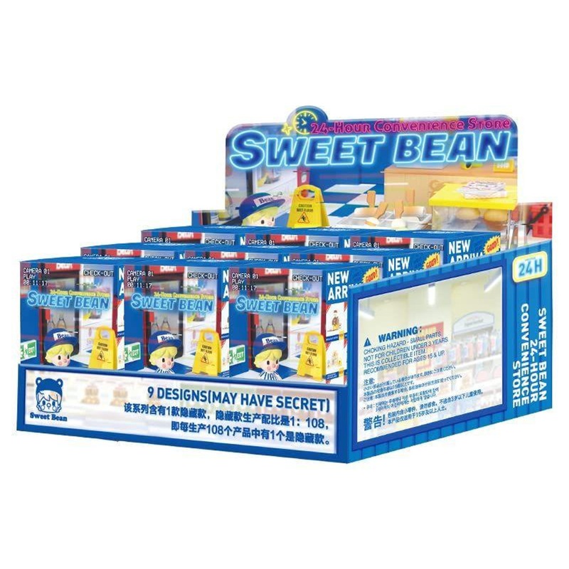 POP-MART Sweet Bean Convenience Store Series Shopping Kit Figure  (9 BOX RANDOM)