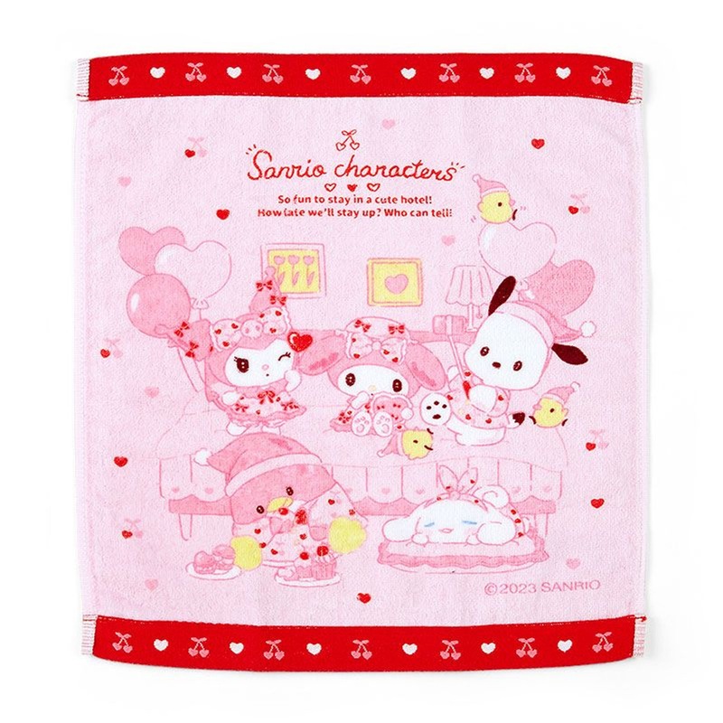 Sanrio Hand Towel Sanrio Characters (Fun Hocance Design)