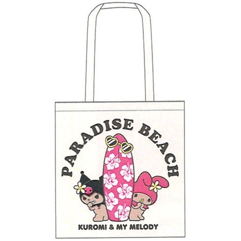 Sanrio Happy Beach Day A4 Tote Bag My Melody & Kuromi