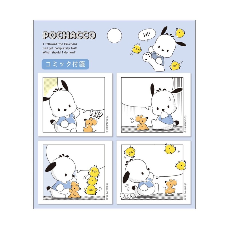 T’s Factory Sanrio Sticky Note Pad Comic Book Pochacco