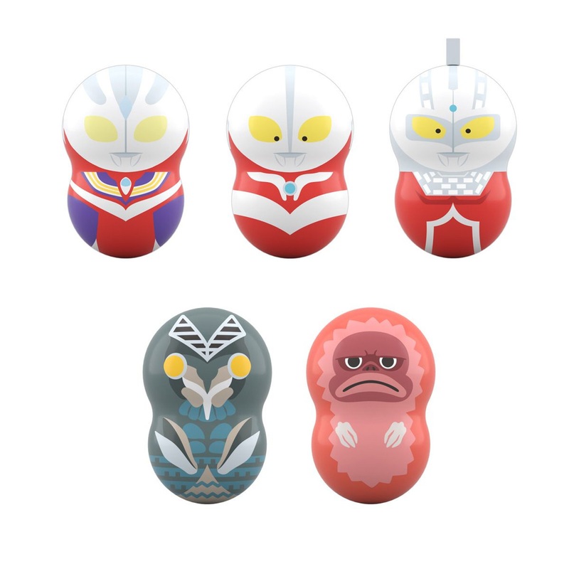 Bandai Candy Coo’nuts Daruma Figure Ultraman 14pcs Box
