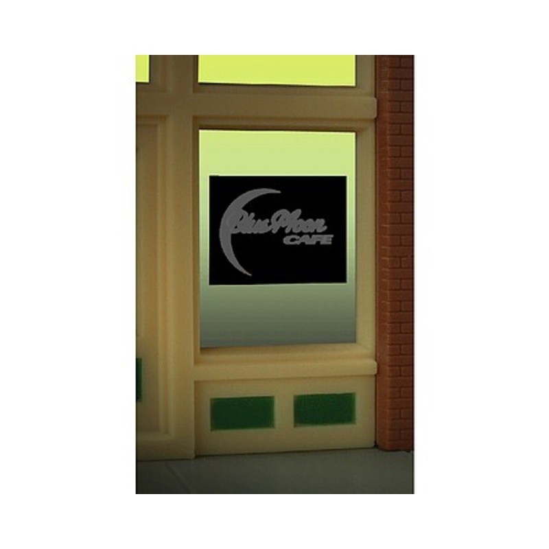 BLUE MOON WINDOW SIGN