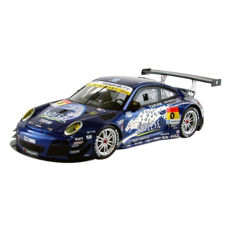Ebbro 44925 ENDLESS TAISAN PORSCHE SUPER GT300 2013 No.0 BLUE 1/43 Scale