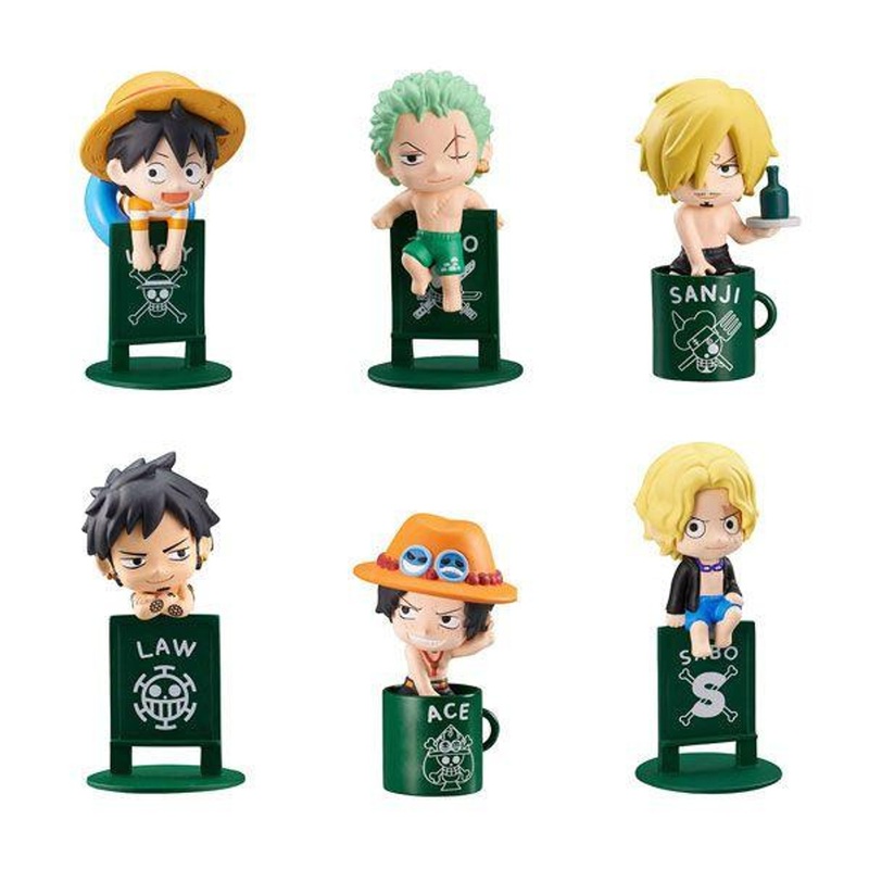 MegaHouse Ochatomo Series: One Piece – Pirates’ Vacation 8-Piece BOX