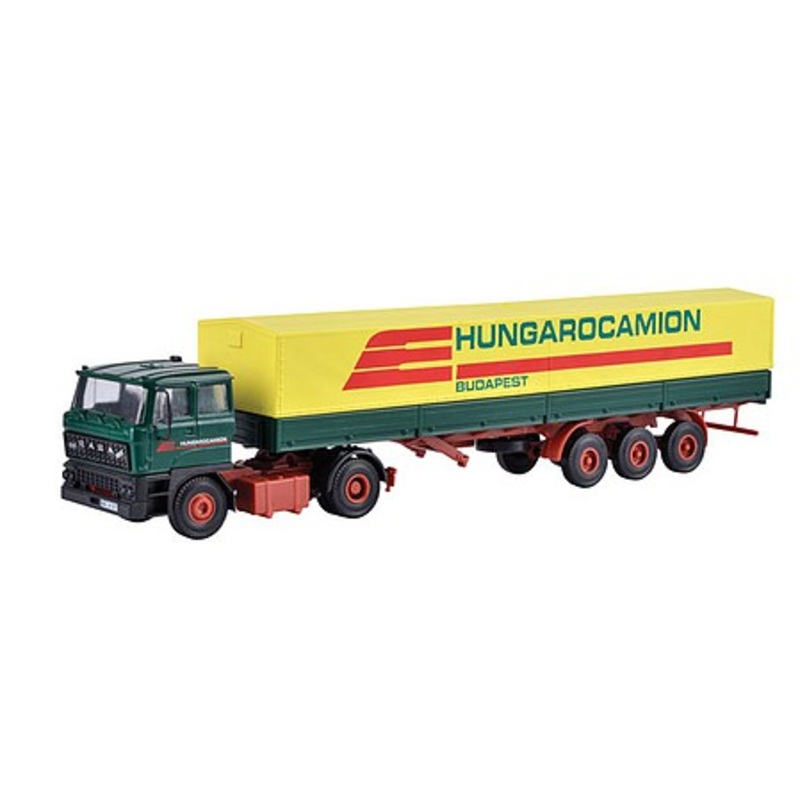 2-Axle Tractor w/ Low-Side Hungarocamion Tarp Trailer Kit