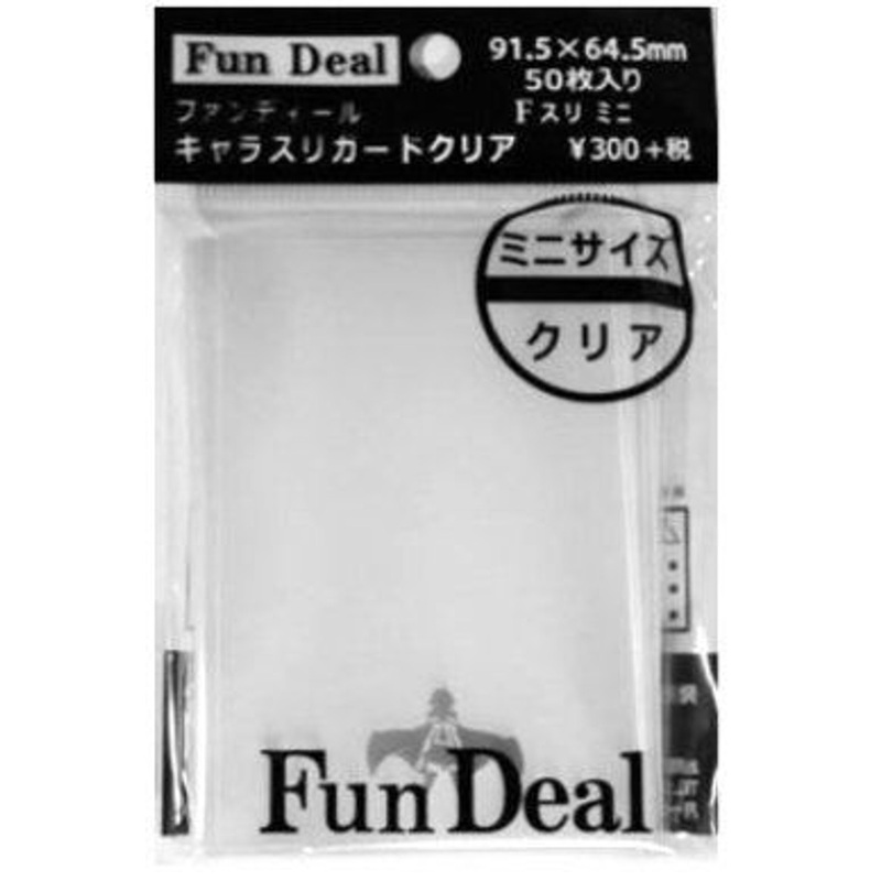Character Sleeve Guard Clear F Sleeve Mini Size (50 Sheets)