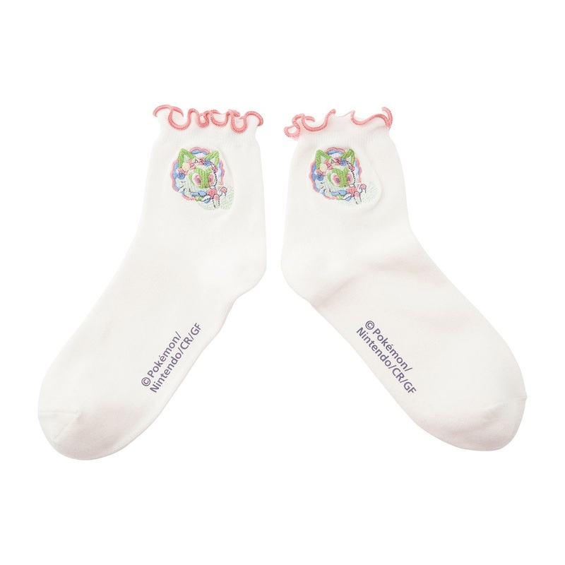 Pokemon Center Original Mid Socks Sprigatito Pokemon Botanical Easter (23-25cm)  Socks
