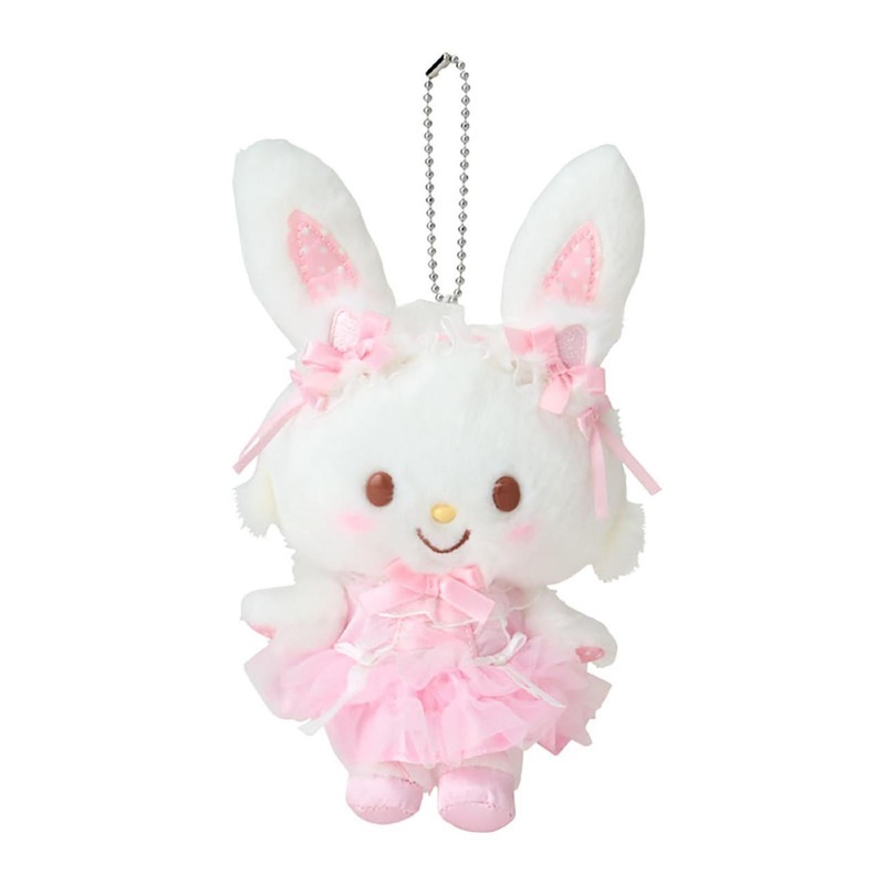 Sanrio WishMeMell Mascot Holder (White Cat Ballerina)