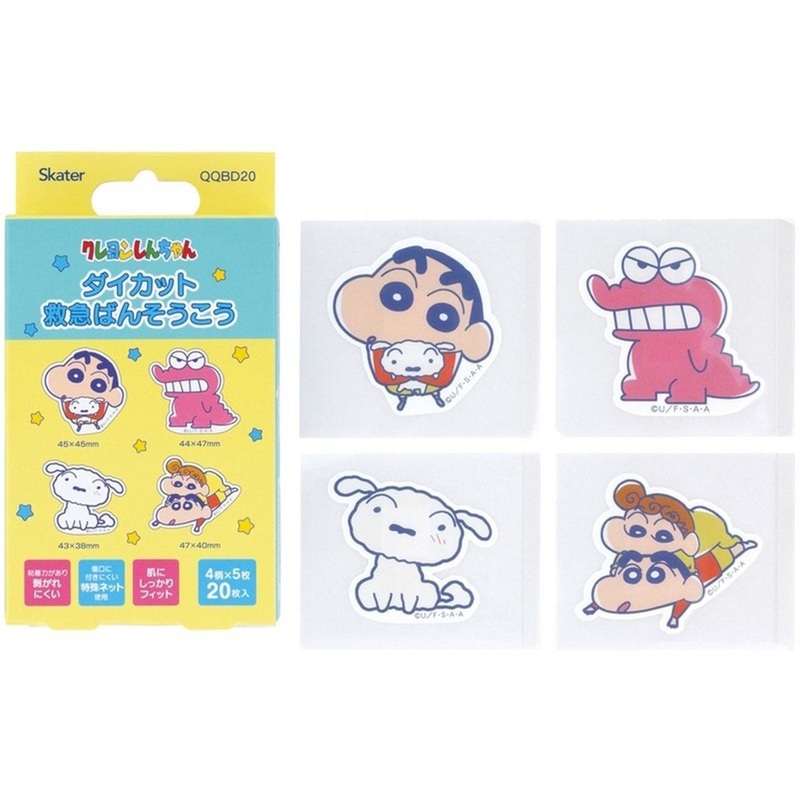 Skater Die-Cut Adhesive Bandages Crayon Shin-chan