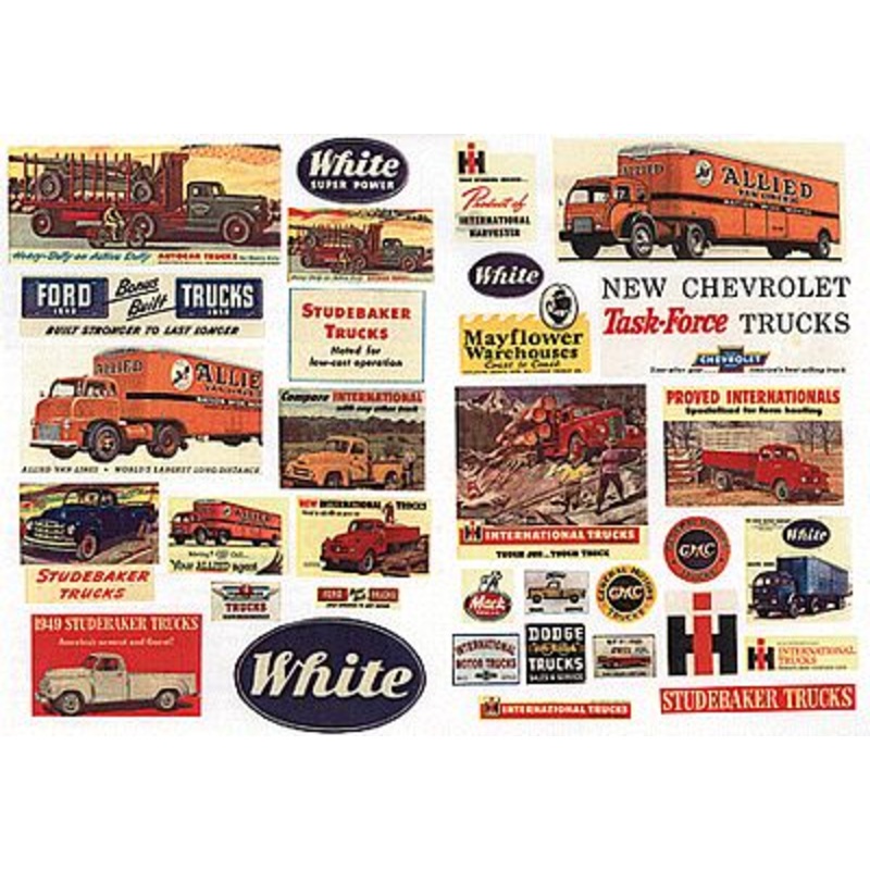 Vintage Truck Signs 1940’s to 1950’s