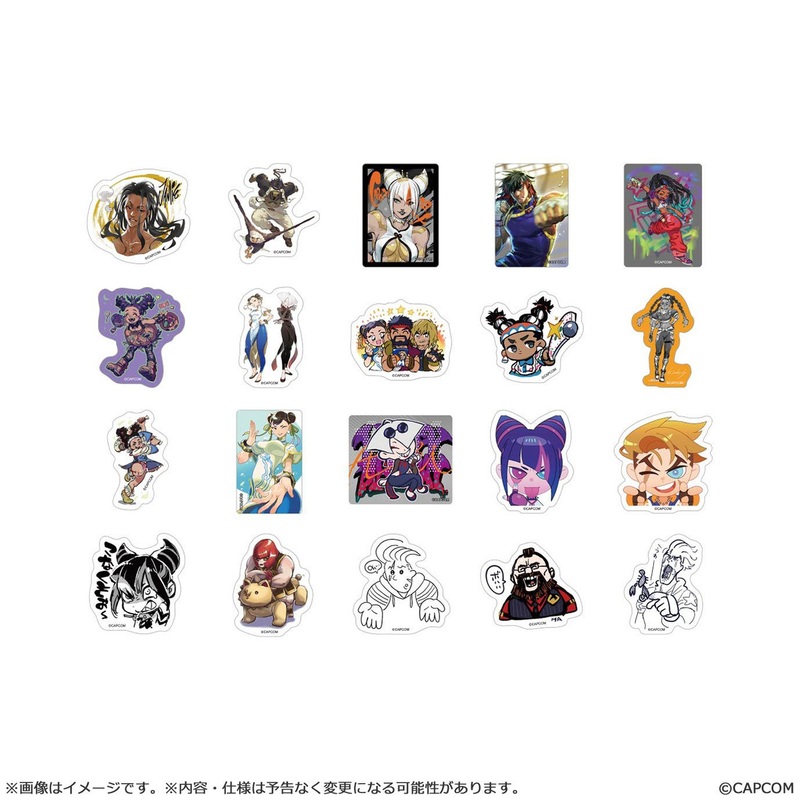 Capcom Street Fighter 6: Die Cut Stickers (A Set 20Pcs)