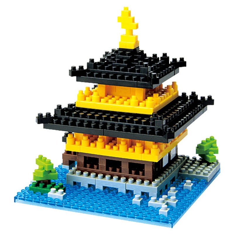Kawada NBH-011 nanoblock Kinkakuji Temple (Kinkaku-ji)