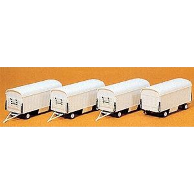 Modern Circus Equipment Wagons Undecorated