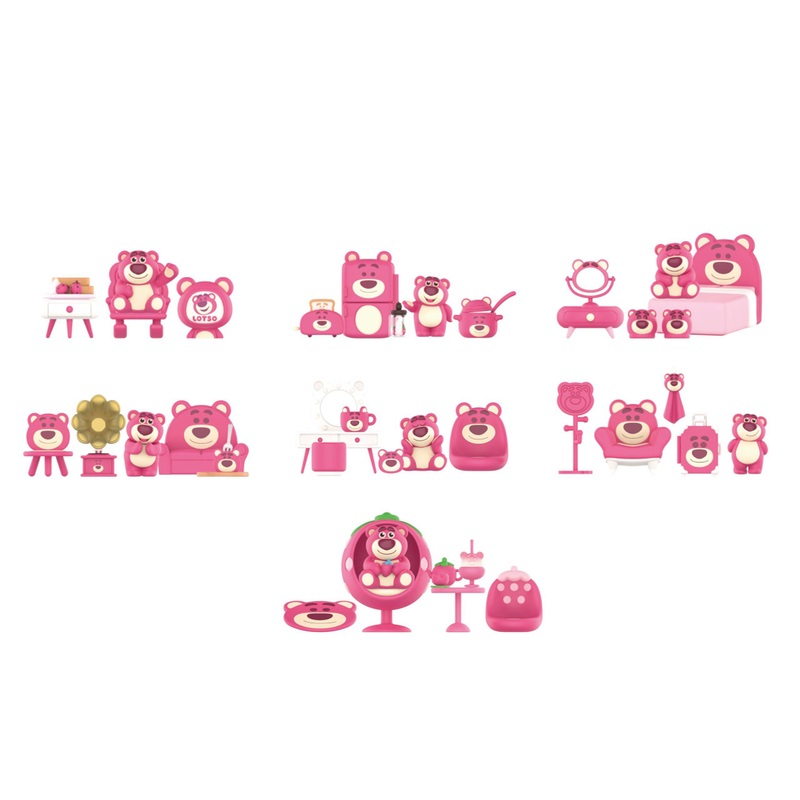 52Toys Blind Box Lotso’s Room 6 Piece Box Set