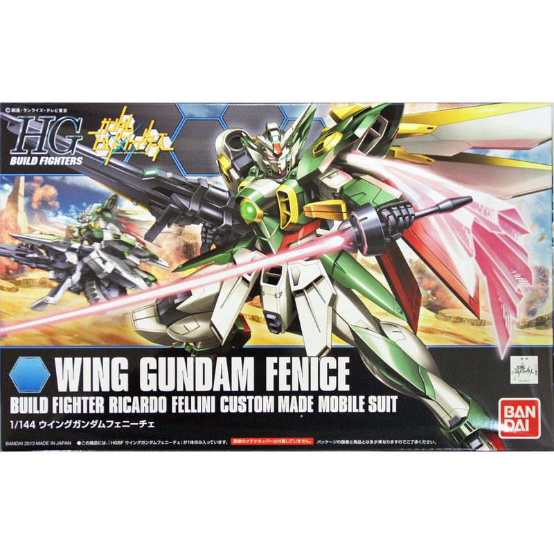 Bandai HG Build Fighters 006 WING Gundam FENICE 1/144 Scale Kit