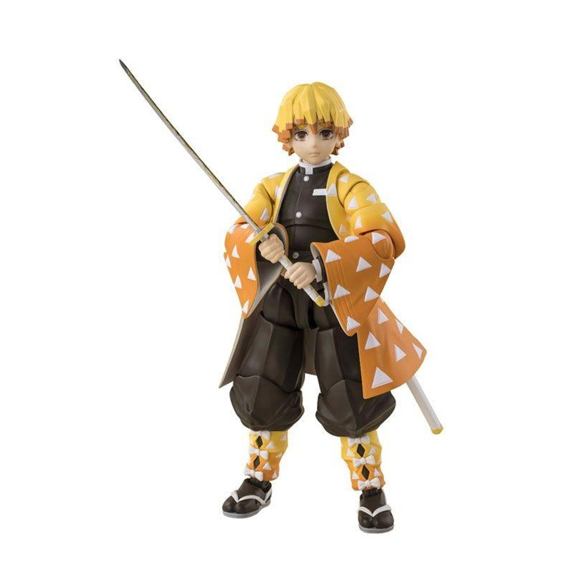 Bandai S.H.Figuarts Zenitsu Agatsuma Figure (Demon Slayer: Kimetsu no Yaiba)