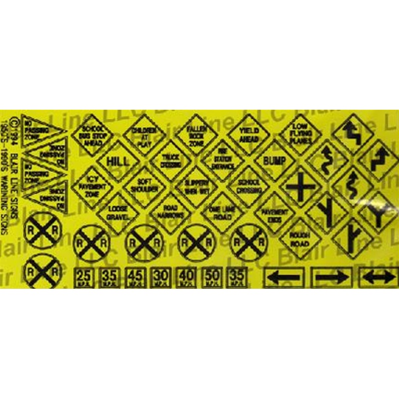 Highway Warning Signs NO.2