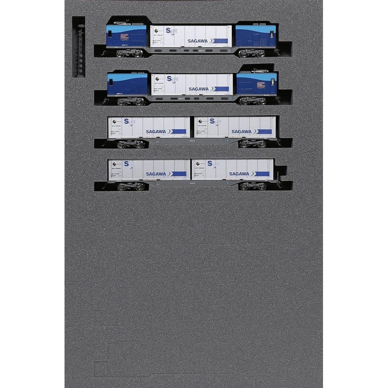 Kato 10-1722 Series M250 Super Rail Cargo (U50A Container Loading) 4 Cars Add-on Set A (N scale)