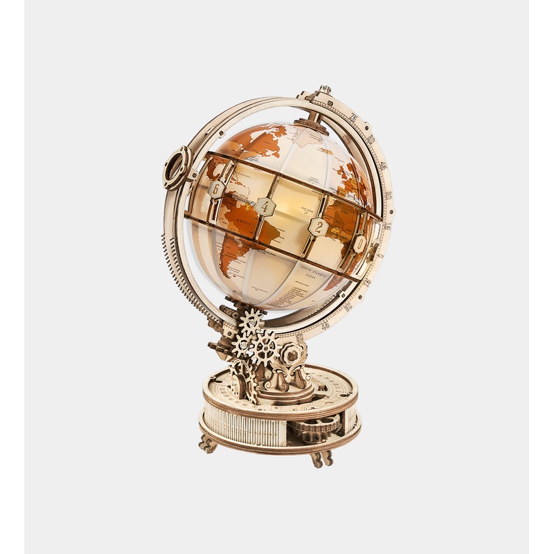 ROBOTIME DIY Miniature Kit Luminous Globe (180 Pieces)