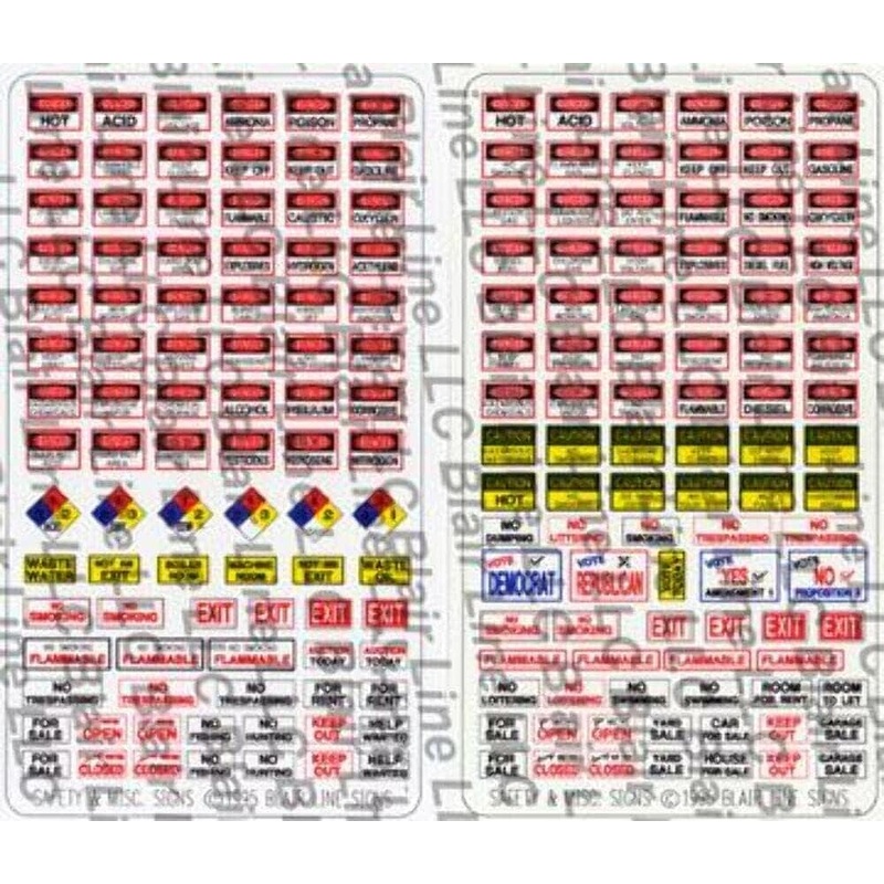 Safety & Miscellaneous Signs