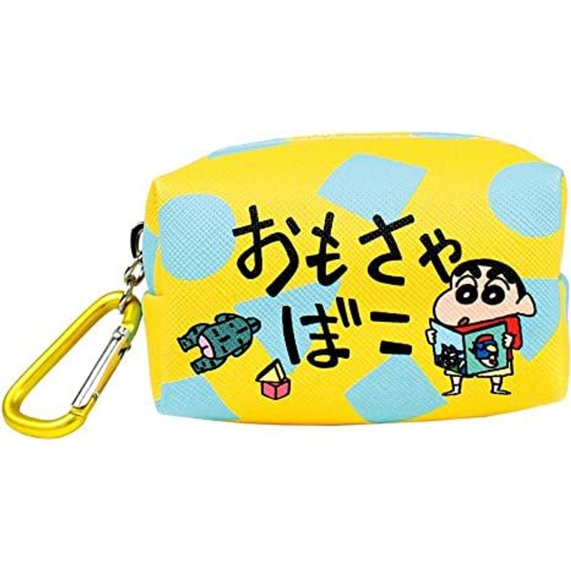 T’s Factory Mini Pouch with Carabiner Crayon Shin-chan Toy Box