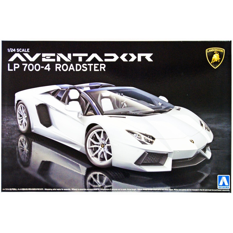 Aoshima 08652 Lamborghini Aventador LP700-4 Roadster 1/24 Scale Kit
