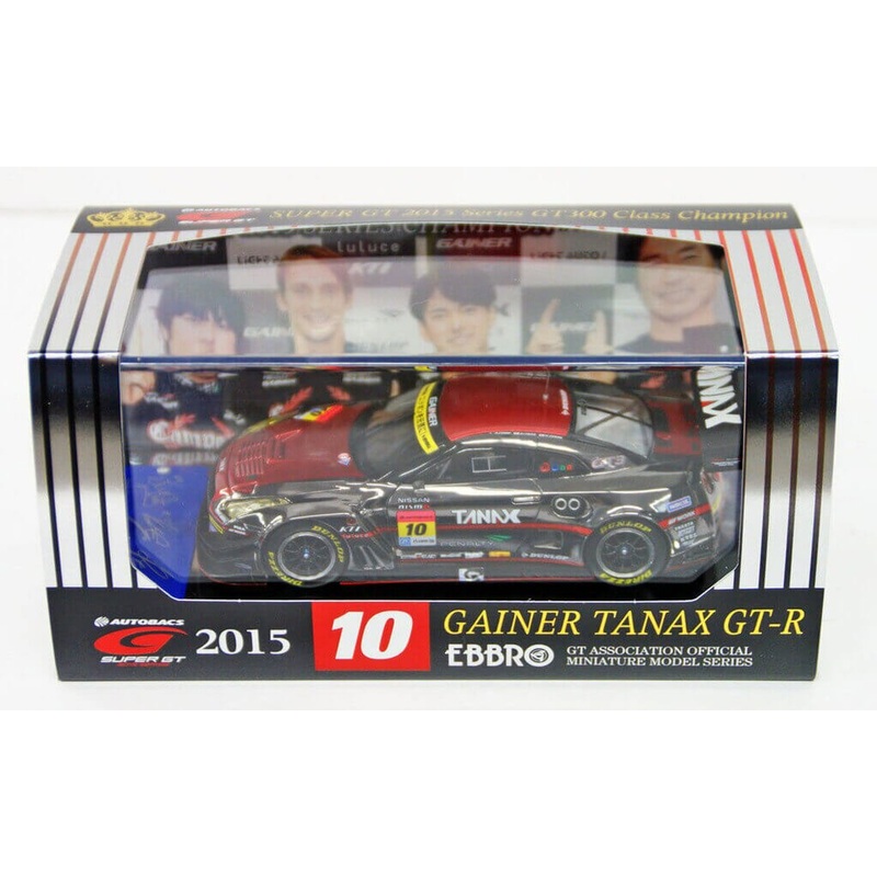 Ebbro 45351 GAINER TANAX GT-R SUPER GT300 2015 Champion Car No.10 1/43 Scale