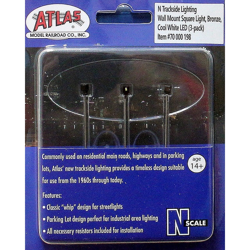 N Wall Mount Square Light Bronz Cool