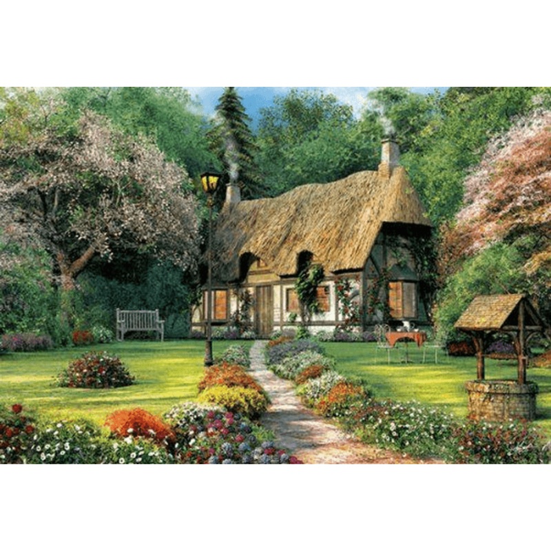 APPLEOne Jigsaw Puzzle 300-290 Dominic Davison Chimney Cottage (300 Pieces)