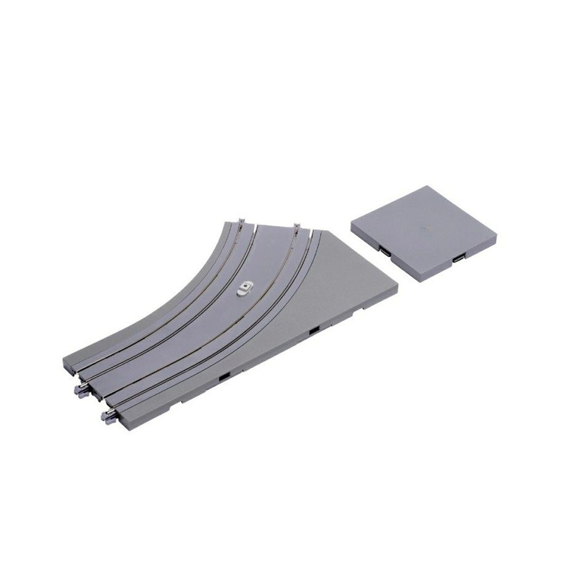 Kato 40-103-E UNITRAM E Curved Track Plate Intersection Left (N scale)