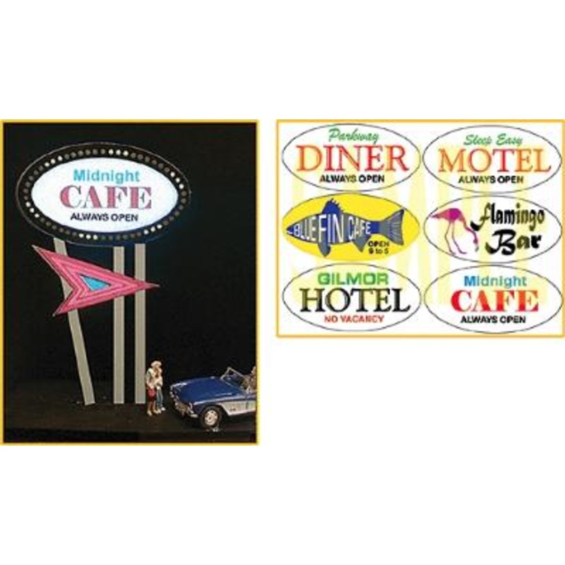 Medium Oval Animated Multi-Graphic Lighting Kits w/Overlays