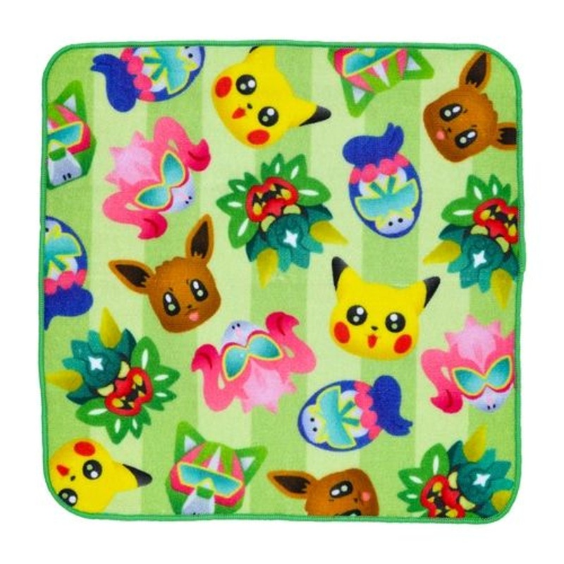 Pokemon Center Original Hand Towel Mask Patterns (Teal Mask)