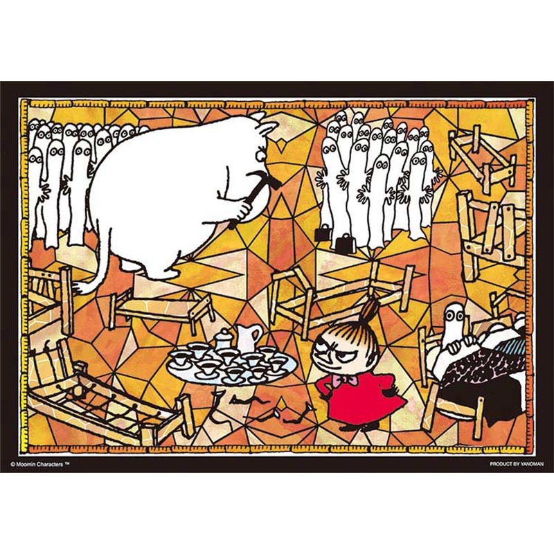 Yanoman Prism Art Jigsaw Puzzle 61-38 Moomin Hattifatteners (108 Pieces)
