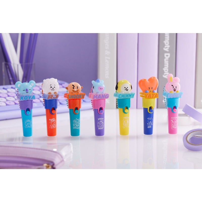Bandai Candy BT21 Light Stick Charm Collection 10pcs Box