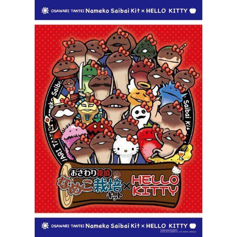 Ensky 108-556 Jigsaw Puzzle Mushroom Garden x Hello Kitty (108 Pieces) (RARE)