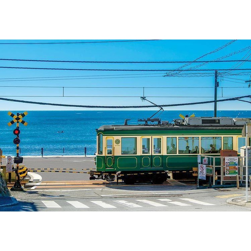 Epoch 26-340s Jigsaw Puzzle Enoden and Railroad Crossing – Kanagawa  (300 Pieces)