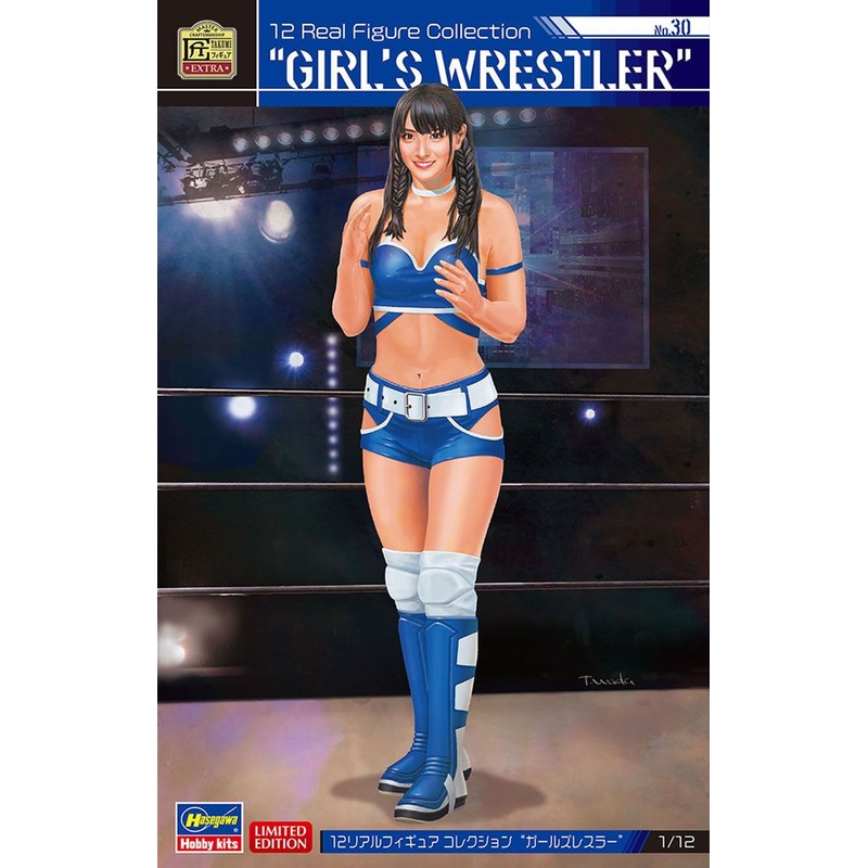 Hasegawa 1/12 Real Figure Collection No.30 Girl Wrestler Resin Figure Kit